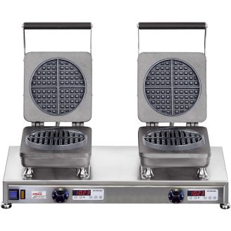 Silex duo wafelijzer, gietijzeren platen, American Style, T-502 AT