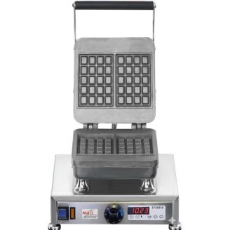 Silex single wafelijzer, gietijzeren platen, Brusselse wafel, T-521 AT