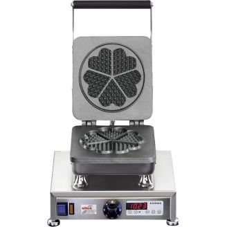 Silex single wafelijzer, gietijzeren platen, hartvormig, T-511 AT