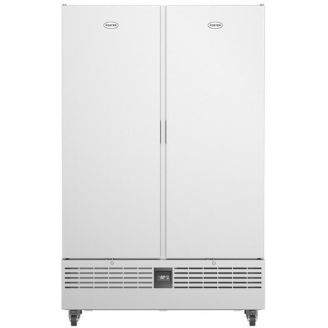 Foster Slimline vriezer dubbeldeurs RVS