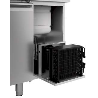 Hoshizaki Advance ACR-130DG-LR-CRC-L2 - 2 deurs koelwerkbank met rand