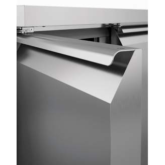 Hoshizaki Advance ACR-130DG-LR-CRC-L2 - 2 deurs koelwerkbank met rand
