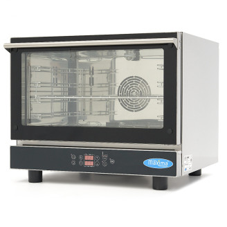 Maxima Combisteamer - 4 Bakken (1/1 GN / 60 x 40 cm) - Digitaal Display - 400V