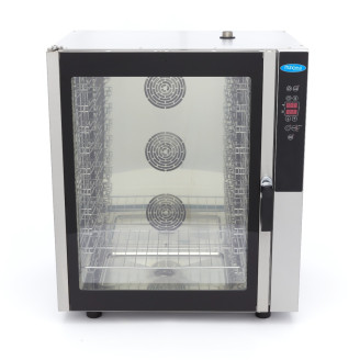 Maxima Combisteamer - 10 Bakken (1/1 GN / 60 x 40 cm) - Digitaal Display - 400V