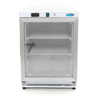 Maxima Vrieskast - 200 L - Wit - met Glazen Deur
