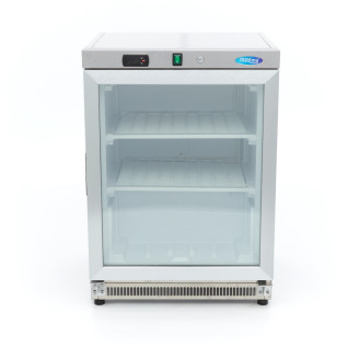 Maxima Vrieskast - 200 L - Rvs - met Glazen Deur