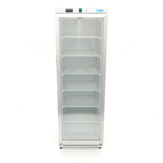 Maxima Vrieskast - 400 L - Wit - met Glazen Deur