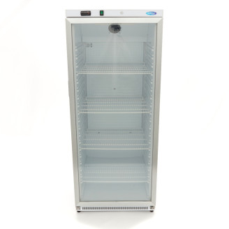 Maxima Koelkast - 600 L - Wit - met Glazen Deur