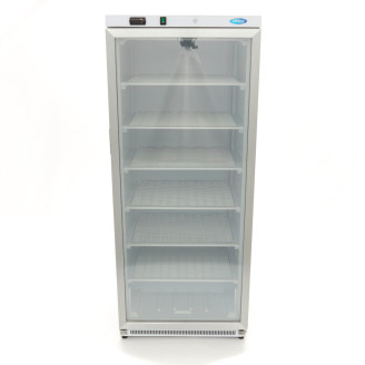 Maxima Vrieskast - 600 L - Wit - met Glazen Deur