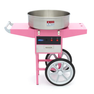 Maxima Suikerspinmachine &ndash; &Oslash; 52 cm &ndash; Roze &ndash; met Onderstel