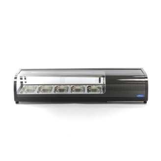 Maxima Sushi- en Tapasvitrine - 52 L - 5 x 1/3 GN - Tafelmodel