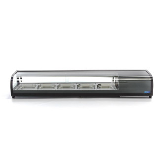 Maxima Sushi- en Tapasvitrine - 132 L - 5 x 1/2 GN - Tafelmodel