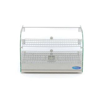 Maxima Warmhoudvitrine - 45 L - 55 cm - 2 Niveaus