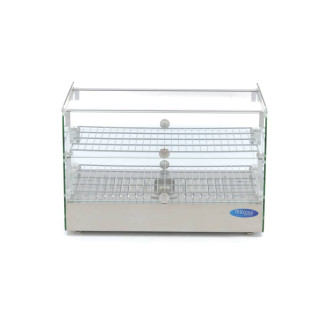 Maxima Warmhoudvitrine - 50 L - 55 cm - 2 Niveaus