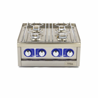 Maxima Kookplaat Horeca - 4 Pitten - Dubbel - 60 cm Diep - Gas