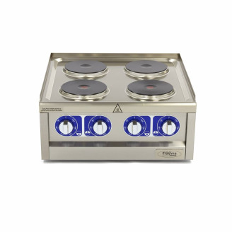 Maxima Kookplaat Horeca - 4 Pitten - Dubbel - 60 cm Diep - 400V
