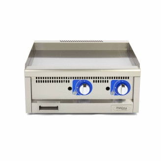 Maxima Horeca Grillplaat - Glad - Dubbel - 60 cm Diep - Gas