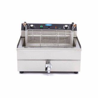 Maxima Frituurpan - 30 L - 1 Mand - met Tapkraan