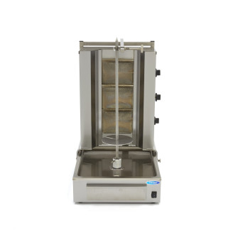 Maxima Shoarma Grill - 3 Branders - 40 Kg Vlees - Gas