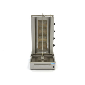 Maxima Shoarma Grill - 4 Branders - 70 Kg Vlees - Gas