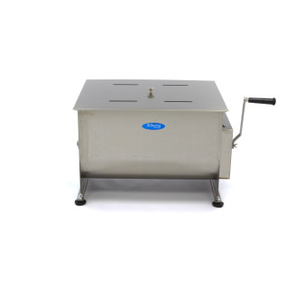 Maxima Vleesmenger - 50 L - 43 Kg Vlees - Dubbele As - Handmatig