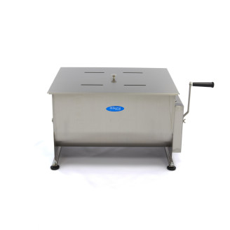 Maxima Vleesmenger - 60 L - 55 Kg Vlees - Dubbele As - Handmatig