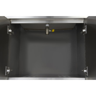Maxima Frituurpan - 35 L - 1 Mand - met Tapkraan - 400V