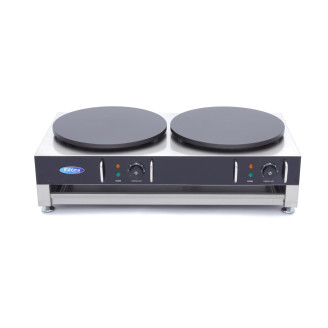 Maxima Crepebakplaat - Dubbele Crepes - 2 x 40 - incl. Beslagverdeler