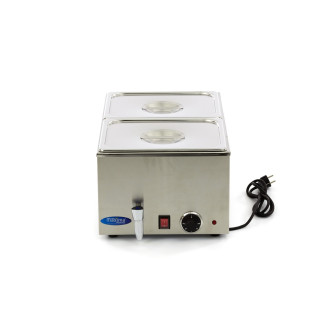 Maxima Bain Marie - met Tapkraan - incl. 2x 1/2 GN-Set - Elektrisch