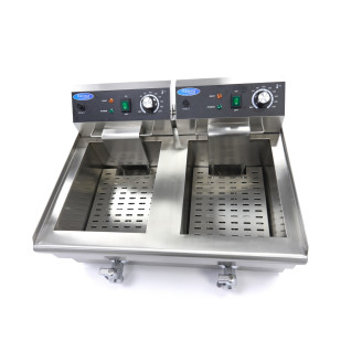 Maxima Frituurpan - 2x 13 L - 2 Manden - met Tapkraan