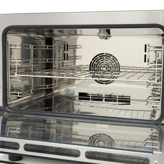 Maxima Combisteamer - 4 Bakken (1/1 GN / 60 x 40 cm) - Digitaal Display - 400V