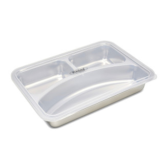Maxima Plastic Deksel - voor Bord met 3 vakken - Vaatwasbestendig