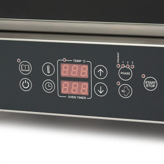 Maxima Combisteamer - 4 Bakken (1/1 GN / 60 x 40 cm) - Digitaal Display - 400V
