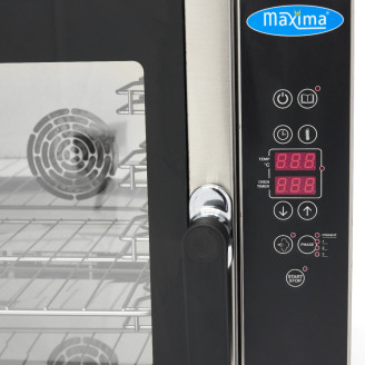 Maxima Combisteamer - 4 Bakken (1/1 GN / 60 x 40 cm) - Digitaal Display - 400V