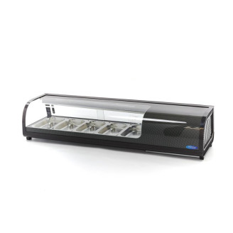 Maxima Sushi- en Tapasvitrine - 52 L - 5 x 1/3 GN - Tafelmodel