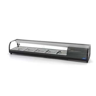 Maxima Sushi- en Tapasvitrine - 132 L - 5 x 1/2 GN - Tafelmodel