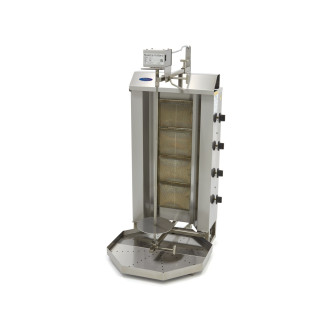 Maxima Shoarma Grill - 4 Branders - 50 Kg Vlees - Gas