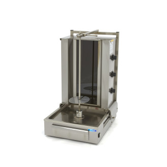 Maxima Shoarma Grill - 3 Branders - 40 Kg Vlees - Elektrisch