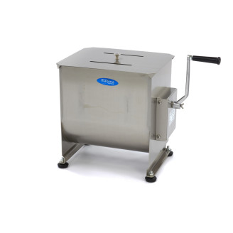 Maxima Vleesmenger - 30 L - 25 Kg Vlees - Enkele As - Handmatig