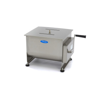 Maxima Vleesmenger - 30 L - 25 Kg Vlees - Dubbele As - Handmatig