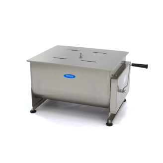 Maxima Vleesmenger - 60 L - 55 Kg Vlees - Dubbele As - Handmatig