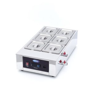 Maxima Chocoladesmelter - 6 x 1/6 GN 10 cm