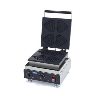 Maxima Wafelijzer - 4 Stuks - Lolly Hartjes Wafel