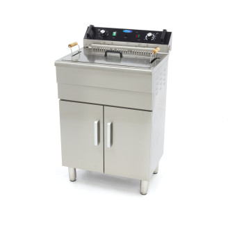 Maxima Frituurpan - 30 L - 1 Mand - met Tapkraan en Opbergruimte