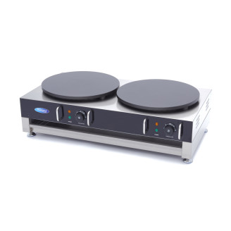 Maxima Crepebakplaat - Dubbele Crepes - 2 x 40 - incl. Beslagverdeler