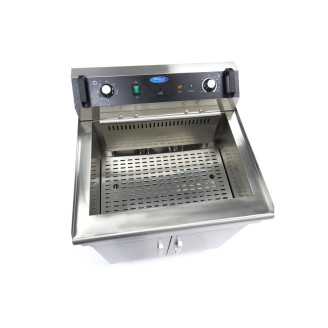 Maxima Frituurpan - 35 L - 1 Mand - met Tapkraan - 400V