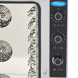 Maxima Combisteamer - 10 Bakken (1/1 GN / 60 x 40 cm) - Analoog - 400V
