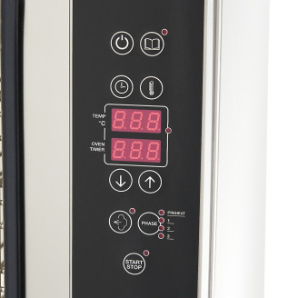 Maxima Combisteamer - 10 Bakken (1/1 GN / 60 x 40 cm) - Digitaal Display - 400V