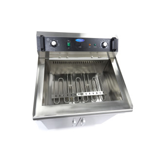 Maxima Frituurpan - 35 L - 1 Mand - met Tapkraan - 400V