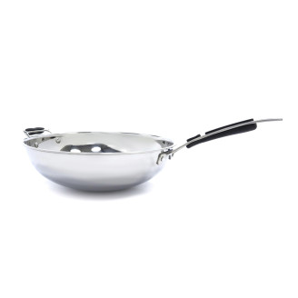Maxima Wokpan - &Oslash; 36 cm - RVS - Inductie